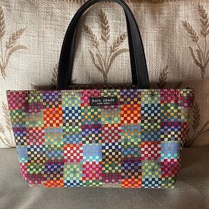 Kate Spade Mini Colorful Checkered Tote by Kate Spade